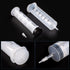 SHAOTONG 300ml Syringe for Feeding Pets, Liquid Refilling, Drawing Oil Fluid with 2Pcs 40 Inch Tube and Tip Adapter