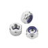 M6 x 1.0mm 304 Stainless Steel Self-Lock Hex Lock Nuts, Self Clinching Nuts, 50 PCS