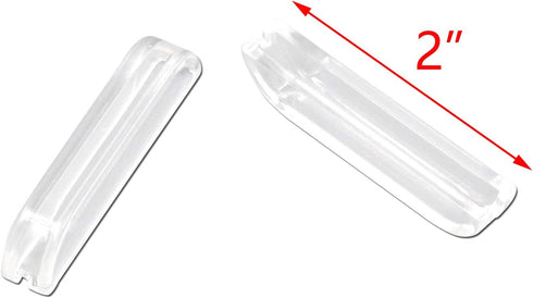 10Pcs Acrylic Fish Tank Glass Canopy Handles 2 inches Handles Mini Clear Hardware for Box Case Jewelry Box Wood Case by FarBoat