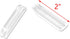 10Pcs Acrylic Fish Tank Glass Canopy Handles 2 inches Handles Mini Clear Hardware for Box Case Jewelry Box Wood Case by FarBoat