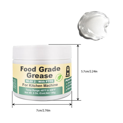 NSF-H1 5oz BTAS Food Grade Grease for Kitchenaid Stand Mixer, Sanitary Lubricant for Blenders, Coffee Machines