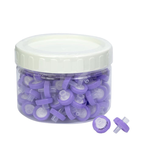Syringe Filters PVDF Hydrophilic Filtration 0.22um, 13mm Membrane Diameter, Pack of 100 by Labfil