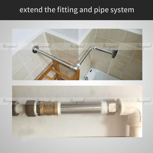 Stainless Steel 304 Pipe Nipple NPT, 1/2 Male Threaded Cast Fitting, 2 Inches Length Tube Sleeve