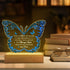 SANDJEST Memorial Butterfly Night Light - Sympathy Gifts for Loss of Loved One - Those We Love Don't Go Away Acrylic