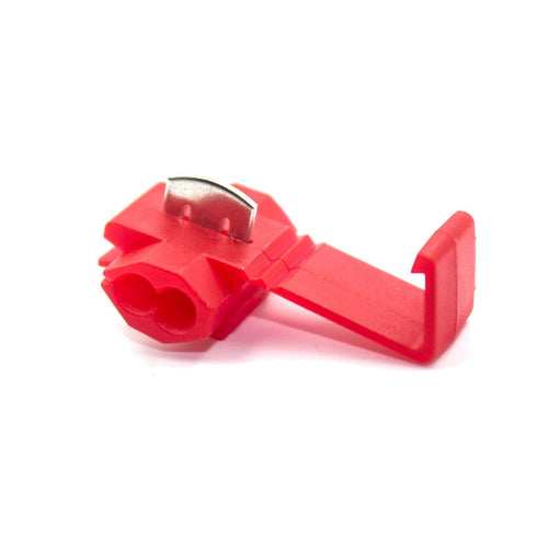 100PCS Scotch Lock Solderless Quick Splice Wire Connectors, 22-18 AWG Electrical Wire Connector (Red)