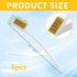 Pretwad 3PCS 3D Nozzle Small Brass Brush Brass Wire Brushes for Cleaning, Printer Cleaning Brasses Wire Toothbrush