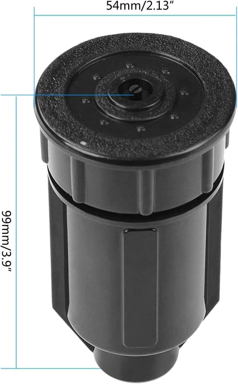 Labriciyon Black Uncles Outdoor Key Holder Sprinkler Head Hideaway for Your Valuables Waterproof and Resistant