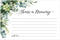 Lush Greenery Share A Memory Card Pack / 50 Beautiful Memorial Event