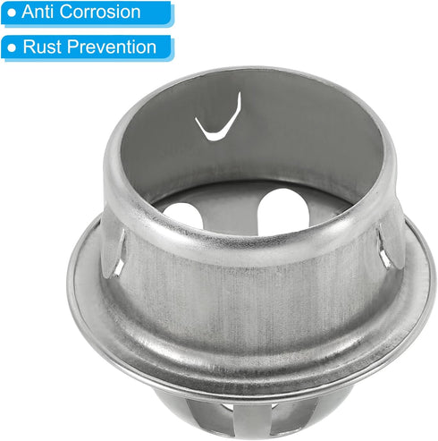 PATIKIL Dome Gutter Guard Filter, 2 Pack 304 Stainless Steel Downspout Strainer for Stops Leaves Debris, Fits 1.8-2 Inch