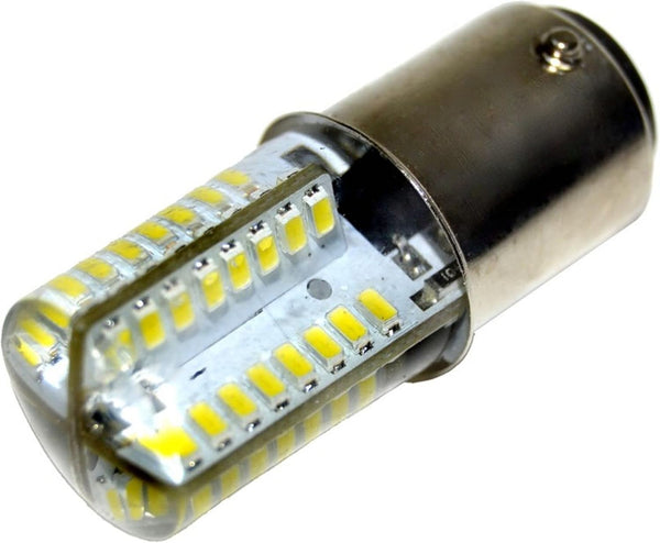 HQRP 110V LED Light Bulb Cool White, Compatible with Singer Sewing Machines 201, 221, 301, 401, and More