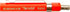 Koh-I-Noor 2mm Short Mechanical Clutch Lead Holder Pencil - Red