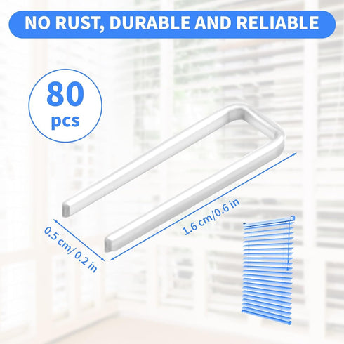 Foyods 80PCS Plantation Shutter Repair Kit, Shutter-Repair-Pins for Blind Tilt Rod & Shutter Fasteners for Window