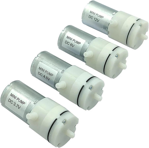 SOSODBBM 3.7V 6V 12V 370 1Pcs Small Mini Motor Diaphragm Air Pump Vacuum Pump Negative Pressure Suction Pump DIY Breast