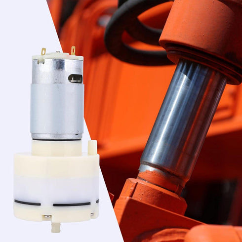 DC12V Micro Air Pump, Self Priming Vacuum Pump, Low Noise with Excellent Air Impermeability for Laboratory-Specific Use