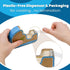 Blue Lake ECOLIFE Plastic Free Tape Dispenser, 4 Rolls Transparent Tape, Desk for Gift Wrapping, Office, Home