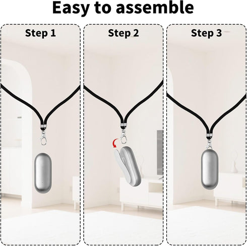 Sinbana Voice Recorder Neck Strap Lanyard Compatible with Plaud Notepin, Length-Adjustable Voice Recorder Strap