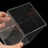 TAICHEUT 21 Pack Clear Square Acrylic Pen Holder, Square Makeup Brush Holder, Desktop Pencil Cup for Toothbrush, Straw