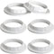 LUORNG 6PCS Light Socket Shade Rings for E27/E26, Retaining Rings for Glass Lamp