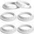 LUORNG 6PCS Light Socket Shade Rings for E27/E26, Retaining Rings for Glass Lamp