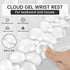 Aszqvd Set Mouse Pad with Wrist Rest, Soft Cloud Gel Keyboard Mouse Pad with Hand Wrist Support, Cute Non Slip Office