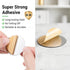 Xosjska 14 Pack Counter Cabinet Lights Magnetic Sticky, Round Adhesive Metal Plates for Magnetic Mounts Stainless Steel