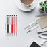 Ballpoint Pen Refills Pack of 20, Smooth Writing 2.75 Inch and 1.0 mm Medium Point Metal Refill, Replaceable Ink Pen Refill for Diamond Crystal Stylus Pens and Ballpoint Pens (Black and Blue) by jeosisy