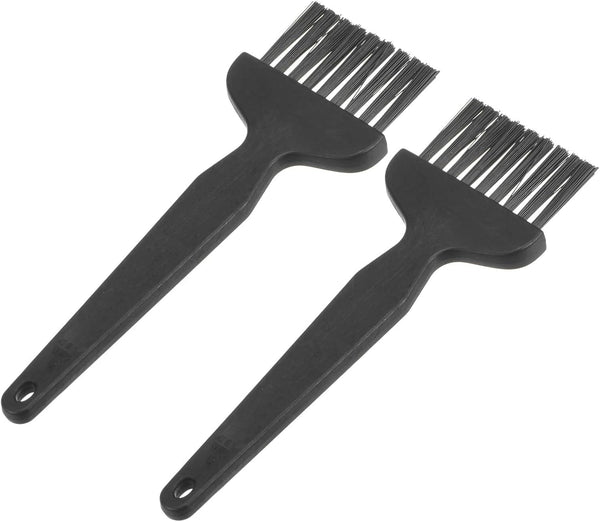 uxcell 2 Pcs Anti Static ESD Brush, Plastic Handle Nylon Lab Cleaning Brushes for Electronics Repair