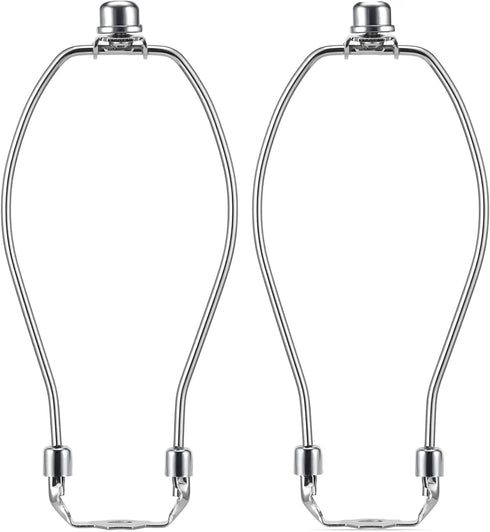 Glveaoui 8IN Lamp Harp,2 Set, Detachable Shade Holder for Table & Floor Lamps,