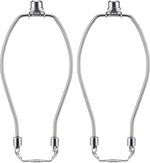 Glveaoui 8IN Lamp Harp,2 Set, Detachable Shade Holder for Table & Floor Lamps,