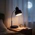 Generic 17" LED Catch-All Base & AC Outlet Adjustable Flexible Desk Lamp (Black)