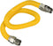 Gas Connector 24 inch Yellow Coated Stainless Steel, 5/8" OD Flexible Hose for Gas Range, Stove