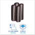 520 33x39, 1.6 33gal, 10 10RL/CT Boardwalk Super Extra-Heavy Repro Can Liner, Mil, Blk, BG/RL