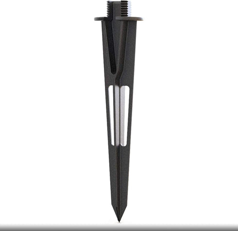 Malibu Landscape Lighting Stake, Metal Outdoor Sturdy Solid Ground Spike for Flood Light Pathway Light