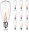 10-Pack Edison Replacement Light Bulbs, 120V 7W E17/ Intermediate Screw Base Light