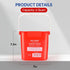 6 Pail,Set 3 Bucket,Incl.3Pcs Matthew Red&Green&Blue Detergent and Sanitizing Cleaning Bucket Quart Cleaning of Square