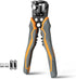3-In-1 Self Adjusting Wire Stripper Tool, 8 Inch, Stripper/Cutter/Crimping for 10-24 AWG, Blades & Springs Included