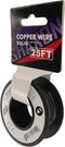 Shaxon SO26-25BK Solid Copper Wire on Spool, 25-Feet, Black
