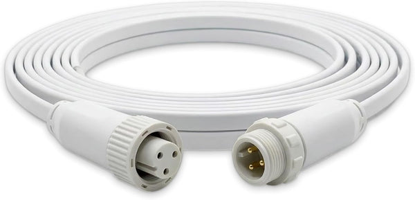 EZLightsGroup 10ft 3-Pin Extension Cable Compatible with Govee Outdoor Lights Prism (H707A H707B