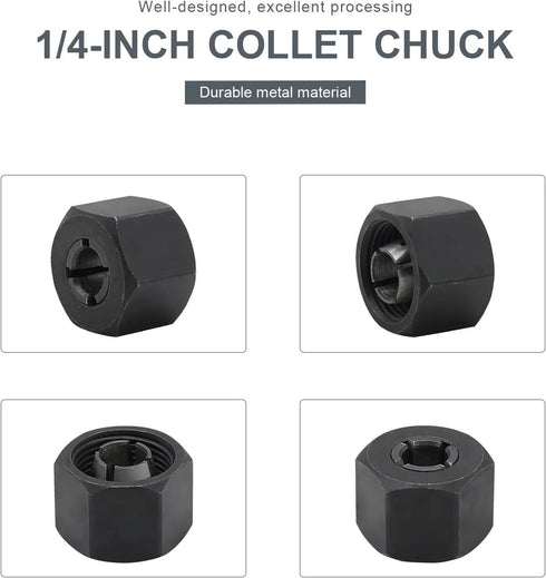 2610008122 1/4" PR20EVS Thaekuns Router Collet for BoschI