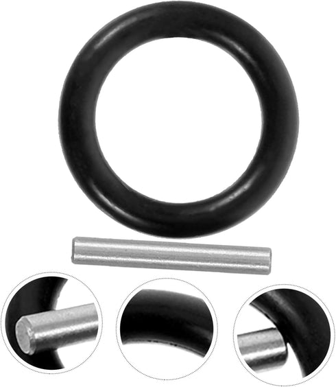 6 Sets Pin and Ring Lock Ring Wrench Drive Socket Retainer with O-ring Ring Clips Retaining Rings Electric Stainless