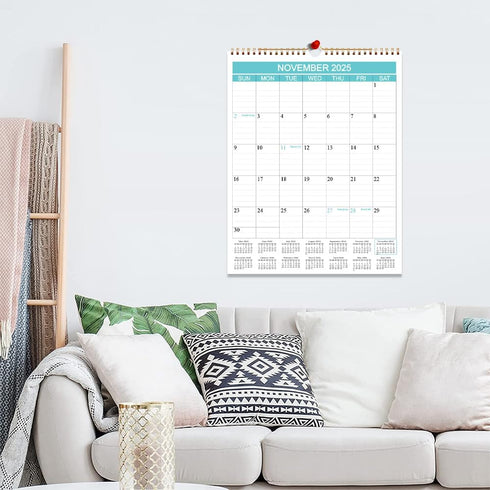 Calendar 2025-2027 - Wall Calendar from Nov 2025 to Jun 2027, 20 Monthly Calendar for Home or Office, 8.5 x 11 In
