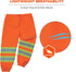 Ergodyne unisex adult Two-tone Class E Two Tone Pants, Orange, Small-Medium US