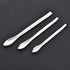 uxcell 9Pcs Micro Scoop Stainless Steel Reagent Sampling Lab Spoon Spatulas 3in1