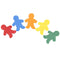 Hygloss Products Pocket Cards, People Paper Cut-Outs, 100 Pcs, 12 Assorted Vibrant Colors, 2 Inches