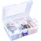 1400Pcs Basic Electronics Component Assortment Kit, Electrolytic Capacitor, Ceramic Capacitor, LED Diode, Resistor
