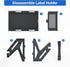 Label Holder for Desktop Shipping Label Printer, Compatible with Rolls and Fan-Fold Labels (Black)