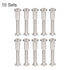uxcell Male M6x45mm Screw Post for 5/16"(8mm) Hole Dia, Belt Buckle Binding Bolts, Leather Fastener, Carbon Steel (10