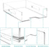 HIIMIEI Clear Acrylic Paper Organizer for Desk, Stackable 2 Tier Letter Tray for Home, School, Office