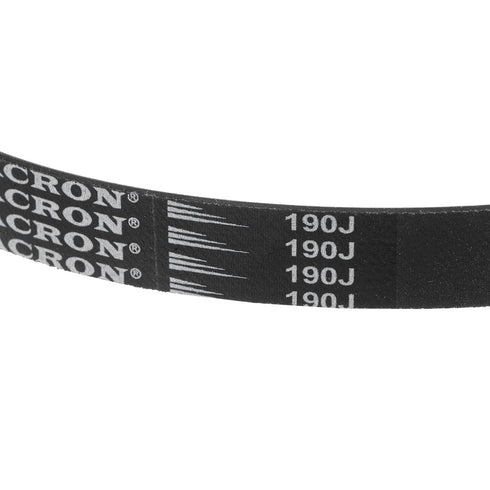 uxcell 190J6 Rubber Poly V Belt, 6 Ribs PJ V-Ribbed Belt for Industrial Transmission Drive