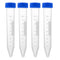 uxcell 10 Pcs 10ml Plastic Centrifuge Tubes - Graduated Micro Centrifuge Tube with Screw-on Cap for Lab Storage
